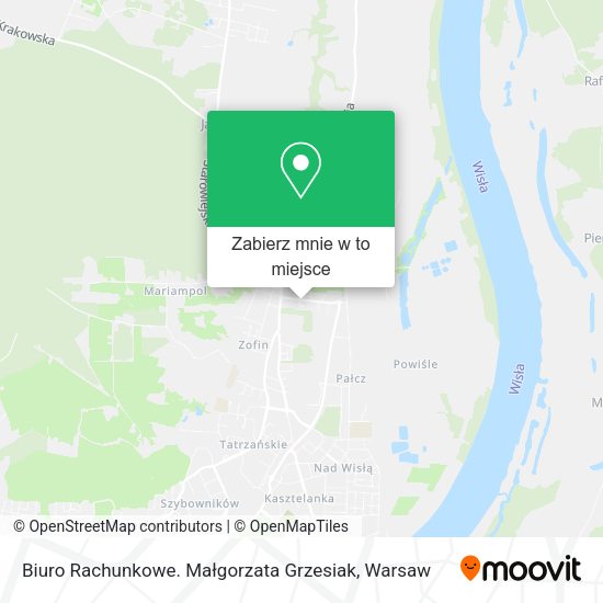 Mapa Biuro Rachunkowe. Małgorzata Grzesiak