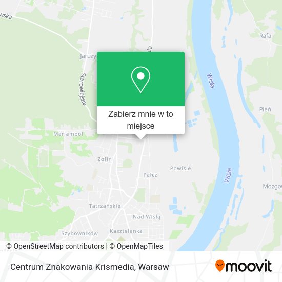 Mapa Centrum Znakowania Krismedia