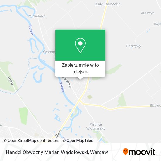 Mapa Handel Obwoźny Marian Wądołowski