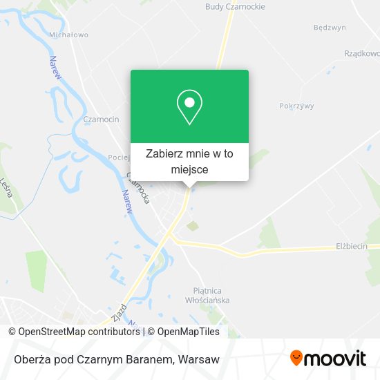 Mapa Oberża pod Czarnym Baranem