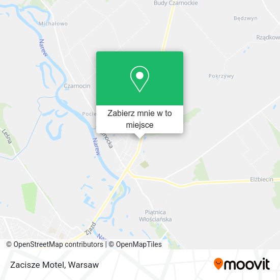 Mapa Zacisze Motel