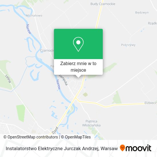 Mapa Instalatorstwo Elektryczne Jurczak Andrzej