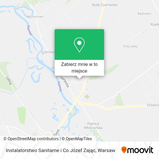 Mapa Instalatorstwo Sanitarne i Co Józef Zając