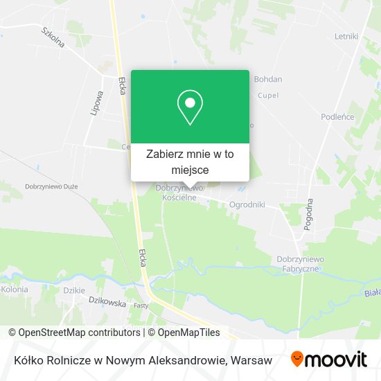 Mapa Kółko Rolnicze w Nowym Aleksandrowie