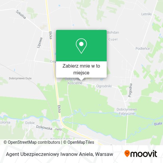 Mapa Agent Ubezpieczeniowy Iwanow Aniela