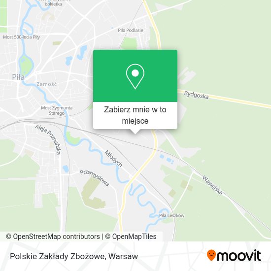 Mapa Polskie Zakłady Zbożowe