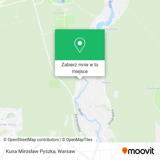 Mapa Kuna Mirosław Pyszka