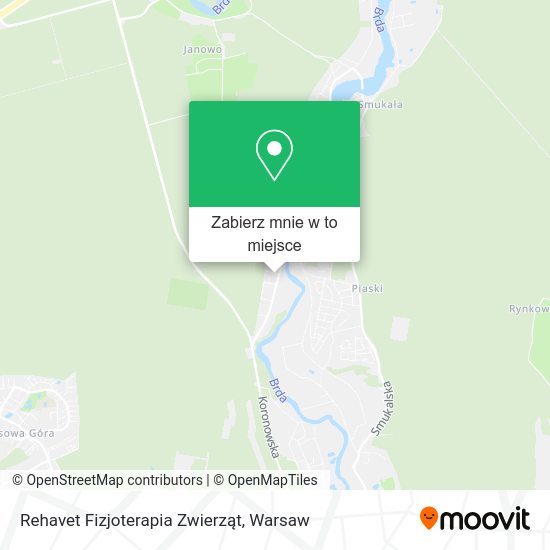 Mapa Rehavet Fizjoterapia Zwierząt