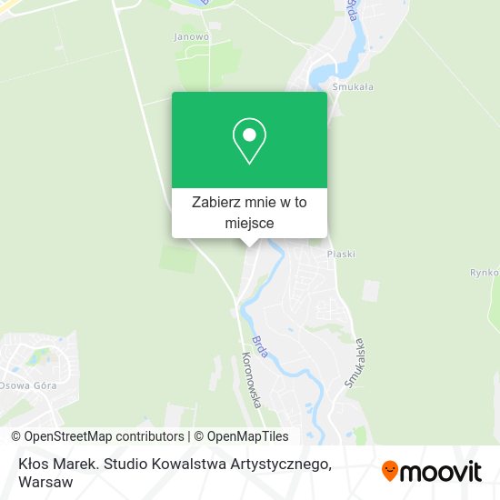 Mapa Kłos Marek. Studio Kowalstwa Artystycznego