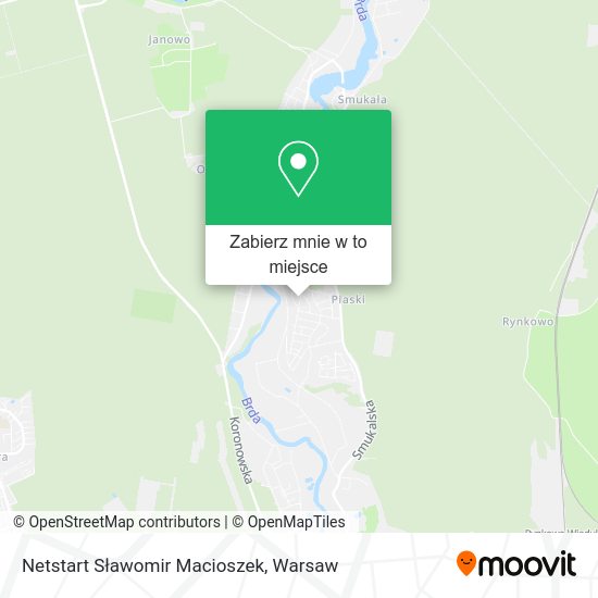 Mapa Netstart Sławomir Macioszek