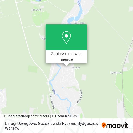 Mapa Usługi Dźwigowe, Goździewski Ryszard Bydgoszcz