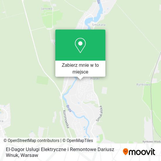 Mapa El-Dagor Usługi Elektryczne i Remontowe Dariusz Wnuk