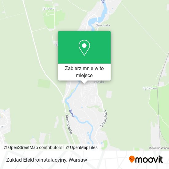 Mapa Zaklad Elektroinstalacyjny