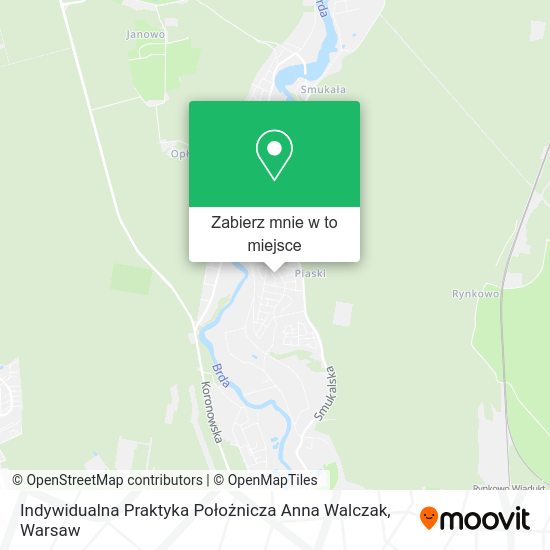 Mapa Indywidualna Praktyka Położnicza Anna Walczak