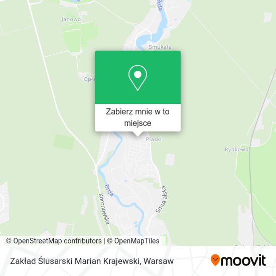 Mapa Zakład Ślusarski Marian Krajewski