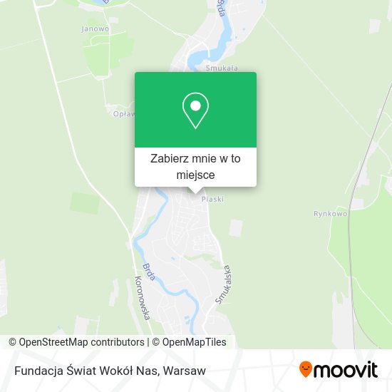 Mapa Fundacja Świat Wokół Nas