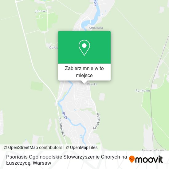 Mapa Psoriasis Ogólnopolskie Stowarzyszenie Chorych na Łuszczycę