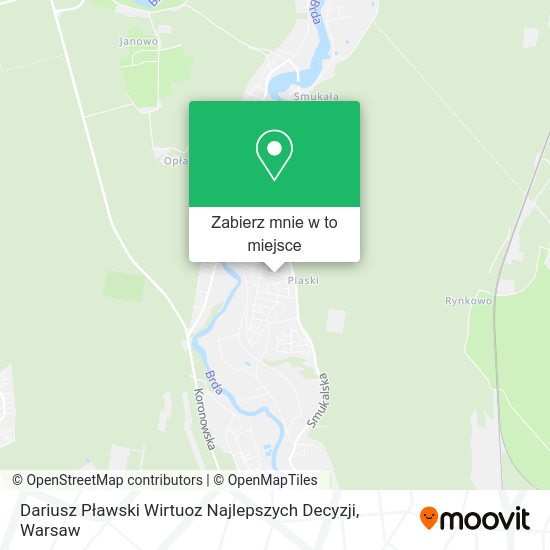 Mapa Dariusz Pławski Wirtuoz Najlepszych Decyzji