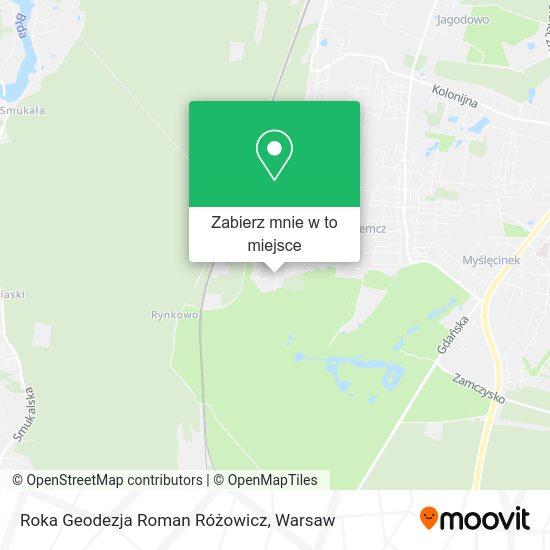 Mapa Roka Geodezja Roman Różowicz