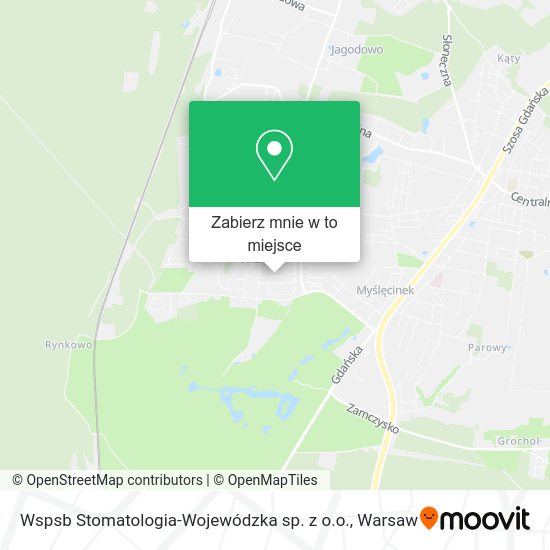 Mapa Wspsb Stomatologia-Wojewódzka sp. z o.o.