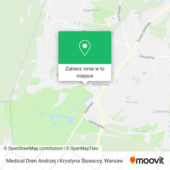 Mapa Medical Dren Andrzej i Krystyna Śloseccy