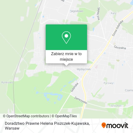 Mapa Doradztwo Prawne Helena Piszczek-Kujawska