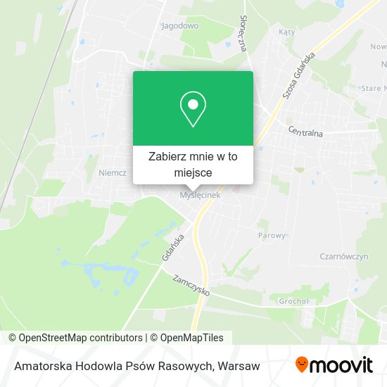 Mapa Amatorska Hodowla Psów Rasowych