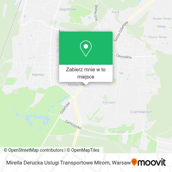 Mapa Mirella Derucka Uslugi Transportowe Mirom