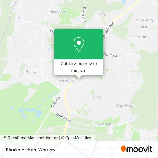 Mapa Klinika Piękna