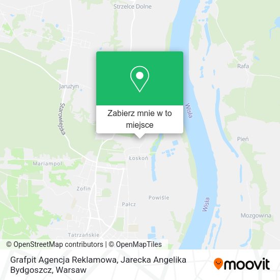 Mapa Grafpit Agencja Reklamowa, Jarecka Angelika Bydgoszcz