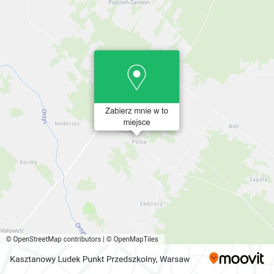 Mapa Kasztanowy Ludek Punkt Przedszkolny