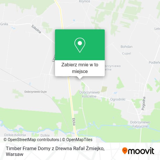 Mapa Timber Frame Domy z Drewna Rafał Żmiejko