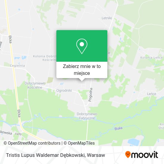 Mapa Tristis Lupus Waldemar Dębkowski