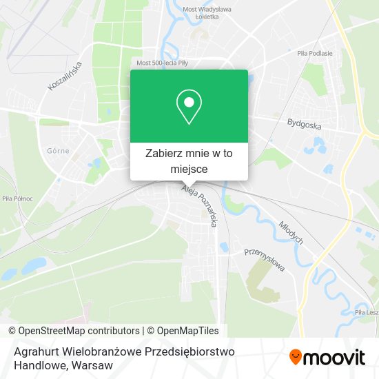 Mapa Agrahurt Wielobranżowe Przedsiębiorstwo Handlowe