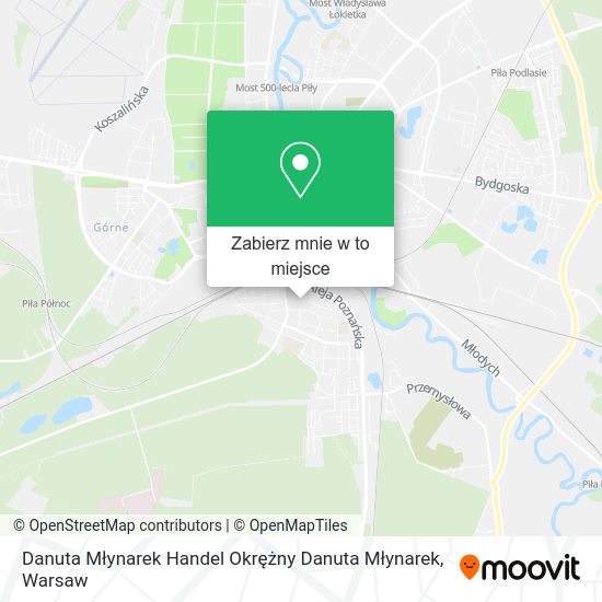 Mapa Danuta Młynarek Handel Okrężny Danuta Młynarek