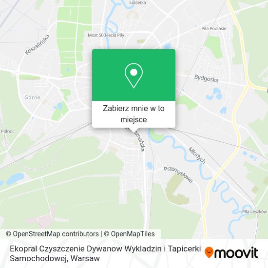 Mapa Ekopral Czyszczenie Dywanow Wykladzin i Tapicerki Samochodowej