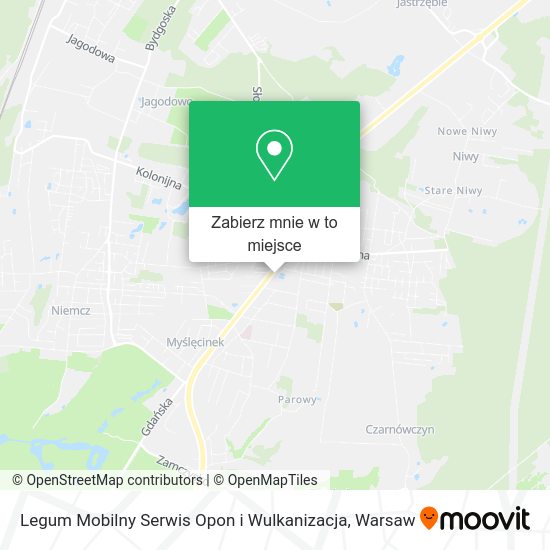 Mapa Legum Mobilny Serwis Opon i Wulkanizacja