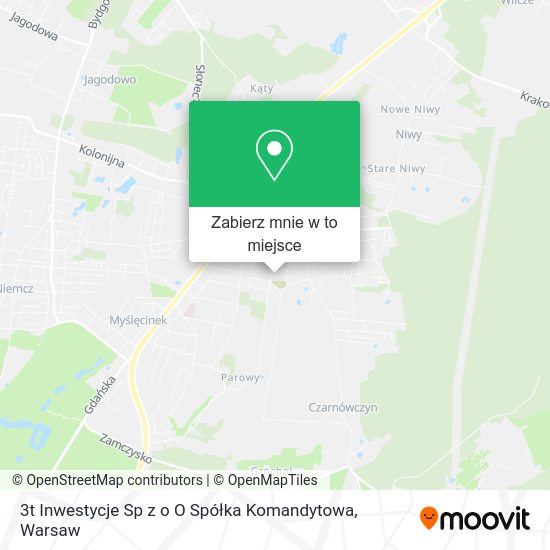 Mapa 3t Inwestycje Sp z o O Spółka Komandytowa