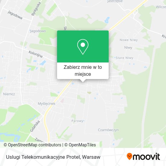 Mapa Uslugi Telekomunikacyjne Protel