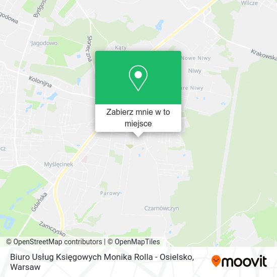 Mapa Biuro Usług Księgowych Monika Rolla - Osielsko