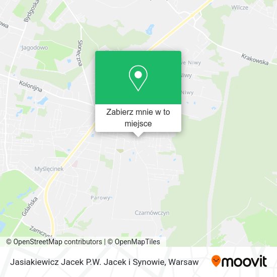 Mapa Jasiakiewicz Jacek P.W. Jacek i Synowie