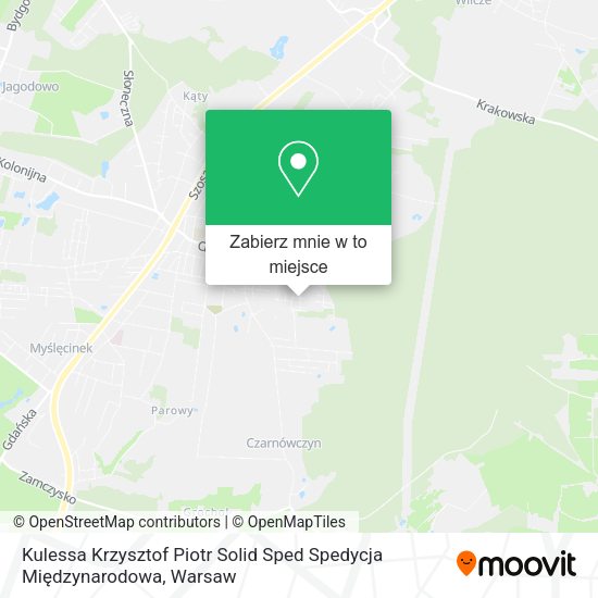 Mapa Kulessa Krzysztof Piotr Solid Sped Spedycja Międzynarodowa