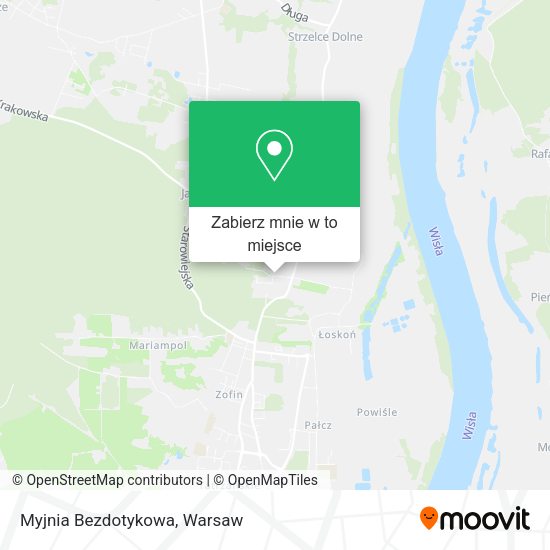 Mapa Myjnia Bezdotykowa