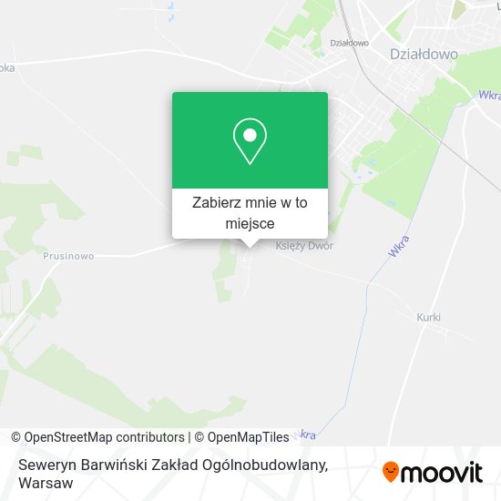 Mapa Seweryn Barwiński Zakład Ogólnobudowlany