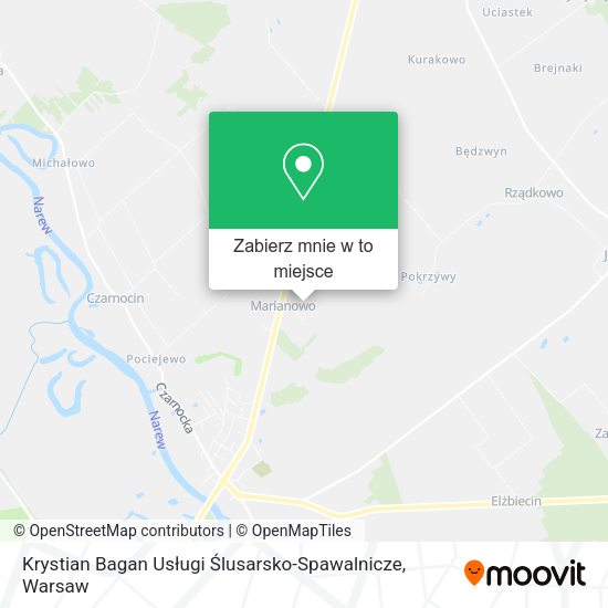 Mapa Krystian Bagan Usługi Ślusarsko-Spawalnicze