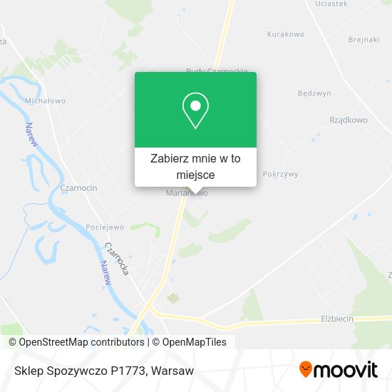 Mapa Sklep Spozywczo P1773