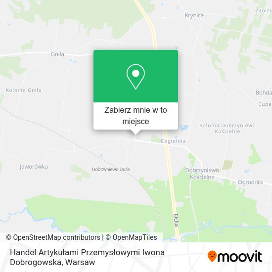 Mapa Handel Artykułami Przemysłowymi Iwona Dobrogowska