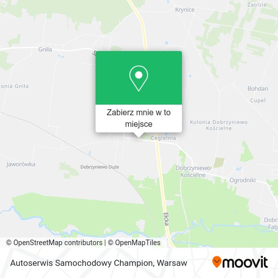 Mapa Autoserwis Samochodowy Champion