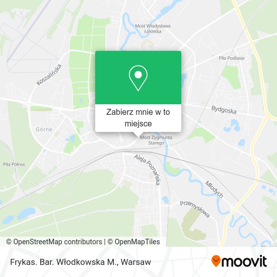 Mapa Frykas. Bar. Włodkowska M.