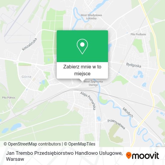 Mapa Jan Trembo Przedsiębiorstwo Handlowo Usługowe